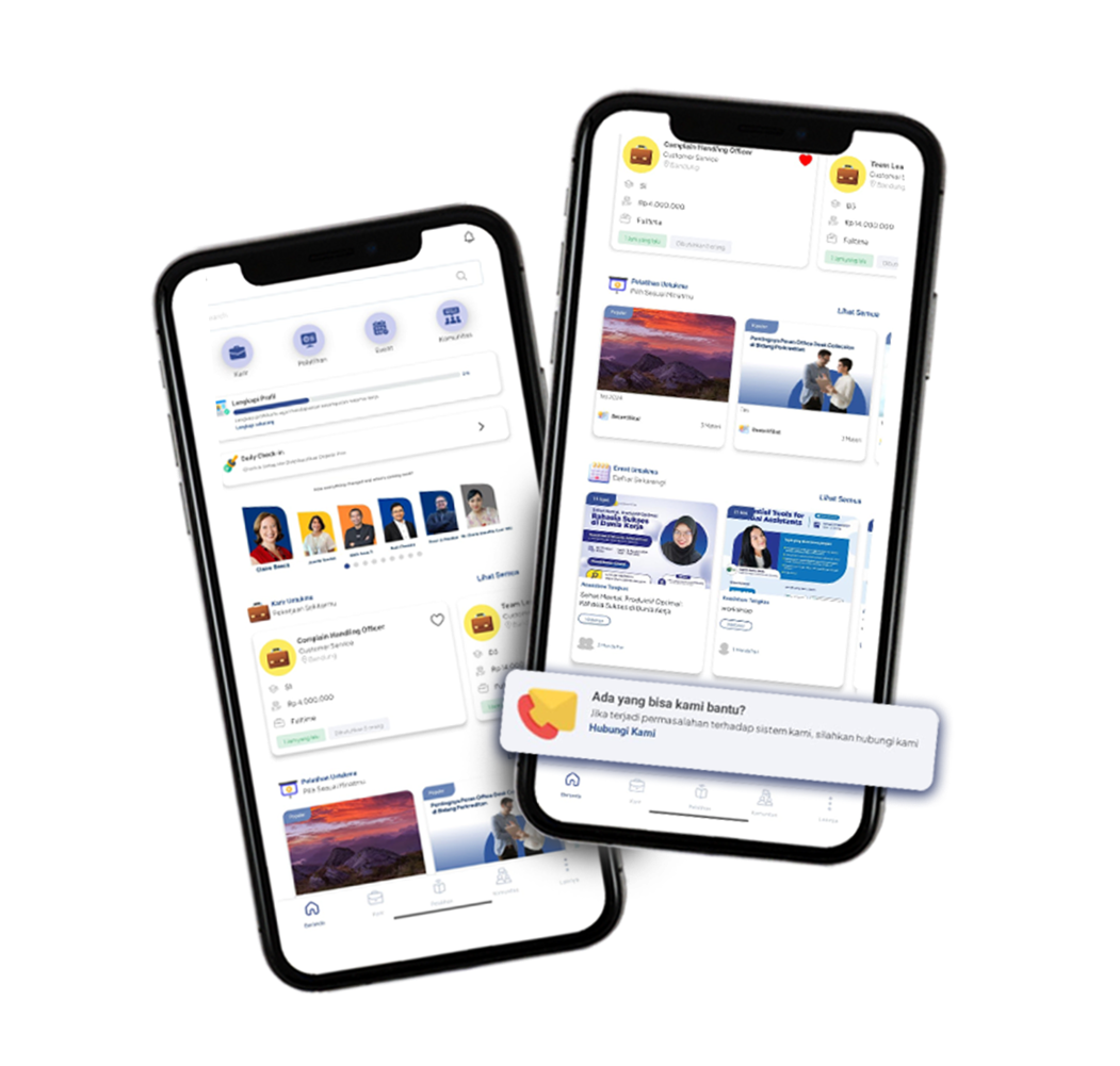 Tampilan Aplikasi Agent&Co